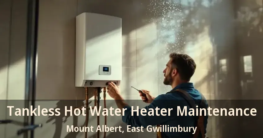 Tankless Hot Water Heater Maintenance Mount Albert, East Gwillimbury - ON